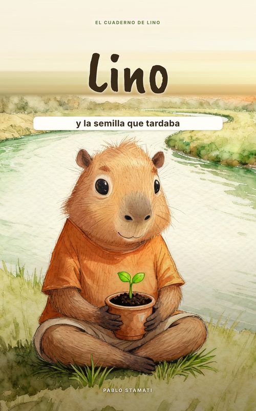 Tapa de «Lino y la semilla que tardaba»
